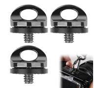Vis Adaptateur pour Sangle D'appareil Photo,Caméra avec Vis de Dégagement Rapide,Vis de Fixation de la Sangle de L'appareil Photo,Support à Vis pour Sangle de cou D'appareil Photo 1/4" 3 Pcs Tokaneit