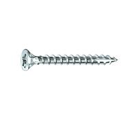Vis à bois aggloméré rocket acier zingué blanc tête fraisée empreinte pz entièrement filetée 35x25mm 500 p - rocket - zingué blanc G