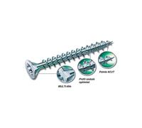 SPAX Vis universelles, 4 x 20 mm, 1191010400205, T-STAR Plus, tête fraisée, filetage complet, 4CUT, WIROX A3J, galvanisée nue