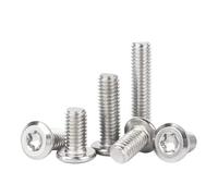 Vis antivol M4 M5 M6 M8 en acier inoxydable 304, tête plate hexagonale inversée, six lobes.(8mm,M5-20pcs)