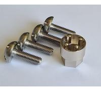 Vis antivol, vis anti-manipulation contre le vol Vis à 4 trous M6 M8 M10, acier inoxydable V2A