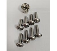 Vis antivol, vis anti-manipulation contre le vol Vis à 4 trous M6 M8 M10, acier inoxydable V2A