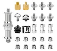 Vis Appareil Photo, 26PCS Adaptateur Caméra 1/4" à 3/8" Convertisseur pour Trépieds, Monopods, Rotules, Flash Lights, Reflex DSLR, Support et Lampes