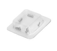 Vis Arrière de Boîtier de Montre, 8pcs Type de Fente d'installation Facile Professionnelle Vis de Couverture Arrière de Montre en Acier Inoxydable pour Accessoires de Montre (XL)