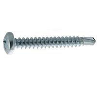 Vis auto-perceuse ULTIMA VISSER FIXER COLLER AFB7504MH3513 3,5 x 13 mm tête cylindrique crantée PH zingué boîte 500 argent/blanc