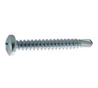 Vis auto-perceuse ULTIMA VISSER FIXER COLLER AFB7504MH3513 3,5 x 13 mm tête cylindrique crantée PH zingué boîte 500 argent/blanc