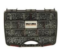 Vis auto-perceuse à tête cylindrique Torx acier zingué blanc coffret de 1770 - ULTIMA - COF153