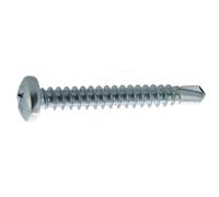 Vis auto-perceuse ULTIMA VISSER FIXER COLLER AFB7504MH3513 3,5 x 13 mm tête cylindrique crantée PH zingué boîte 500 argent/blanc