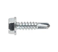 Vis Auto-Perceuses Sealey 4,8 X 19Mm Tête Hexagonale Zinc Paquet De 100 SDHX4819