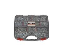 Vis auto-perceuses tête hexagonale acier zinguée blanc DIN 7504-K coffret de 905 - ULTIMA - COF155 Noir G