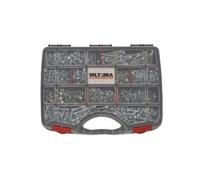 Vis auto-perceuses tête hexagonale acier zinguée blanc DIN 7504-K coffret de 905 - ULTIMA - COF155 Noir G