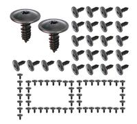Vis Auto-Taraudeuses,100 Pièces Vis de Fixation Pour Pare-Chocs et Garde-Boue | Kit d'Accessoires Automobile et Outil de Fixation pour Atelier et Maison