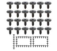 Vis Auto-taraudeuses Automobile, 100 Pièces Vis de Fixation Pour Pare-Chocs et Garde-Boue, Accessoires de Fixation Automobile pour Atelier Maison Adultes