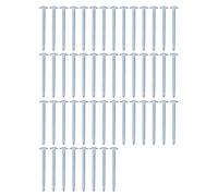 Vis Autoforeuse 50 pcs 4,2x50mm Acier au Carbone Galvanisé - Résistante à la Corrosion, Tête Ronde à Croisillon Uniforme pour Réparation et Installation Maison et Bureau (Rondelle à tête ronde)