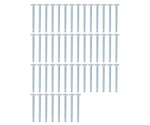 Vis Autoforeuse 50 pcs 4,2x50mm Acier au Carbone Galvanisé - Résistante à la Corrosion, Tête Ronde à Croisillon Uniforme pour Réparation et Installation Maison et Bureau (Rondelle à tête ronde)