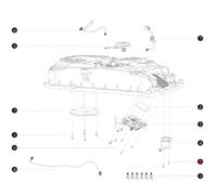 Vis Autoforeuses Robot NAVIMOW I108E ORIGINALE BLUEBIRD AB12.02.00.0165