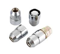 Vis Automobiles Lot de 5 douilles verrouillage pour écrous roue M12 x 1,5 et M12 x 1,25 jeu clés pour fixations jantes en alliage accessoires voiture