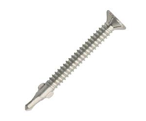 Vis autoperceuse à ailettes Scell-it TFAXBM48050 bi-métal 4,8x50mm tête fraisée 120° inox A2/acier cémenté