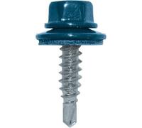 Vis autoperceuse en acier zinguée tête hexagonale RS 14mm 4,8x20mm RAL5008 - - ZBRS144920 RAL500