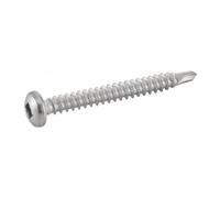 Vis autoperceuse tête cylindrique bombée Carrée A2 DIN 7504 M 3,9x22 boîte de 200 - ACTON - 624313,9X22