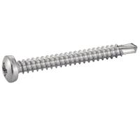 Vis autoperceuse tête cylindrique bombée Pozidrive A2 DIN 7504 M 4.2X38 boîte de 200 ACTON 624304,2X38