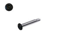 Vis autoperceuses 3,5x13 mm RAL 7016 gris anthracite tête cylindrique Tx INOX A2 par 100