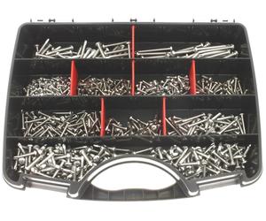 Vis autoperceuses tête cylindrique Pozidrive inox A2 coffret de 660 ULTIMA COF156