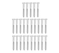 Vis autotaraudeuse, boulon à demi-filetage en acier inoxydable 304, vis tire-fond hexagonales en bois, vis autotaraudeuse en bois (M8*70MM)