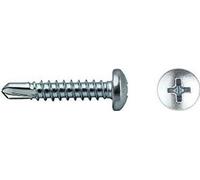 Vis autotaraudeuse CELO 3,5 x 25 mm Vis à tôle 250 pièces galvanisées