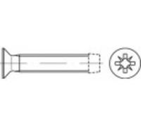 Vis autotaraudeuse TOOLCRAFT 141212 500 pc(s) M8 10 mm tête fraisée cruciforme Pozidriv acier N/A