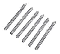 Vis autotaraudeuses à Double tête M4 M5 M6 30-50mm, 50 pièces(50MM-M6)