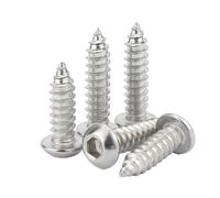 Vis autotaraudeuses à tête cylindrique creuse hexagonale M2, M2.3, M2.6, M3, M4, M5, M6 et M8 en acier inoxydable 304.(M8X25 5PCS)
