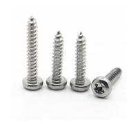 Vis autotaraudeuses à tête cylindrique ronde en acier inoxydable 304, à Six lobes, M2.9 M3.5 M4.2 M4.8, 10/20 pièces(40mm,M4.8 10pcs)