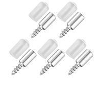 Vis autotaraudeuses croisées avec manchon antidérapant, chevilles de Support d'étagère d'armoire, monture de Support en stratifié fait maison for meubles, 1 à 200 pièces(5Set (10PCS))