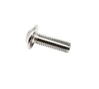 Vis autotaraudeuses en acier inoxydable 304, M2, M2.5, M3, M4, M5, M6, M8, M10, tête hexagonale à six pans creux, tête ronde à bride avec rondelle et joint, vis Allen(30mm 50pcs M2.5)