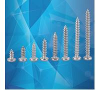 Vis autotaraudeuses - Inox - M3 - 200pcs - Résistance à la corrosion - Tête bombée