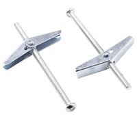 Vis autotaraudeuses M3M4/M5/M6/M8, longueur d'épandage 38mm, avec vis, boulon d'ancrage à bascule à aile à ressort avec Muelle plaquée Zinc/aile, 2 pièces(M3x60mm)