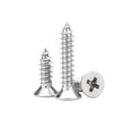 Vis autotaraudeuses tête fraisée cruciforme inox M2-M3 vis bois fixation menuiserie mobilier construction (500,M2.5x20mm)