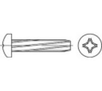 Vis autotaraudeuses TOOLCRAFT 141749 2000 pc(s) M4 6 mm tête bombée cruciforme acier N/A