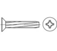 Vis autotaraudeuses TOOLCRAFT 141796 1000 pc(s) M5 12 mm tête fraisée cruciforme acier N/A