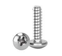 Vis Autotaraudeuses Vis À Tête Ronde Phillips En Acier Inoxydable 304 Assortiment De 10 À 50 Pièces(M1.7x8mm-30pcs)