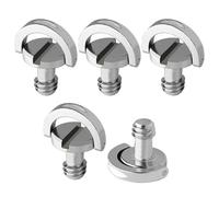 Vis avec D-Ring Vis de Caméra 1/4"",Vis de Montage pour Trépied D'appareil Photo,Plaque de Dégagement Rapide by(5 Pcs)(Q251)