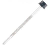Vis bac acier SCELL-IT sommet nervuré Support métal IPN - Ø6 x 200 mm - TH12 - Blanc RAL9010 - Sachet de 100 - ZTP-60200-9010
