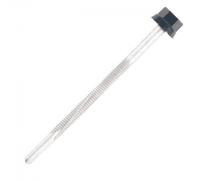 Vis bac acier sommet nervure Support métal IPN - Ø6 x 180 mm - TH12 - Bleu gris RAL5008 - Sachet de 100 - ZTP-60180-5008