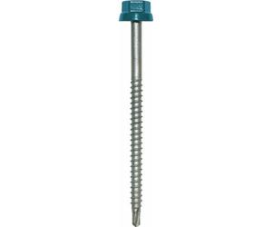 Vis bacs acier sur charpente bois - 6,5x100 mm - 100 pièces - Ardoise RAL 5008 - Zacrovis ETANCO