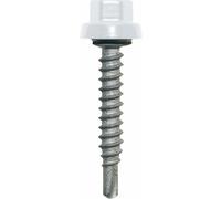 Vis bacs acier sur lisses bois - 6,5x38 mm - 100 pièces - Zacrovis blanc ETANCO