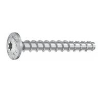 Vis béton acier zingué blanc tête ronde large MULTI-MONTI Plus - 7,5 x 60 mm - x50 BRICOZOR