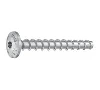 Vis béton acier zingué blanc tête ronde large MULTI-MONTI Plus - 7,5 x 60 mm - x50 HECO