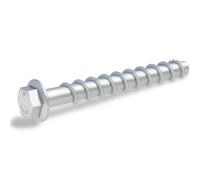 Vis béton tête hexagonale acier zingué lamellaire R-HLX - 12,7x120mm B25 RAWL