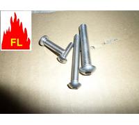 Acton Vis à métaux tête bombée hexagonale creuse ISO 7380 inox A2 5x30 boîte de 200